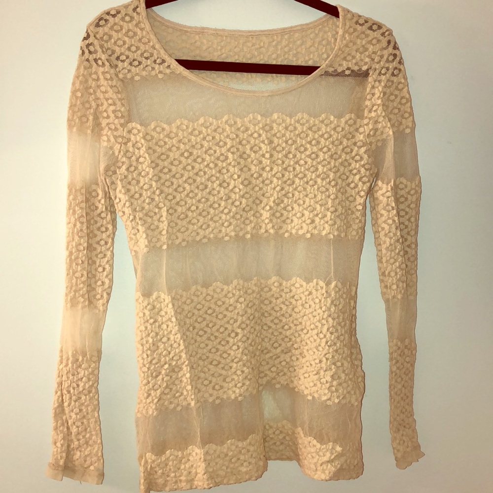 Cream blouse
